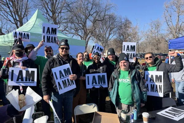 AFSCME Colorado workers at MLK Parade